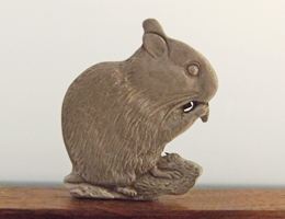 Hamster Pewter Magnet